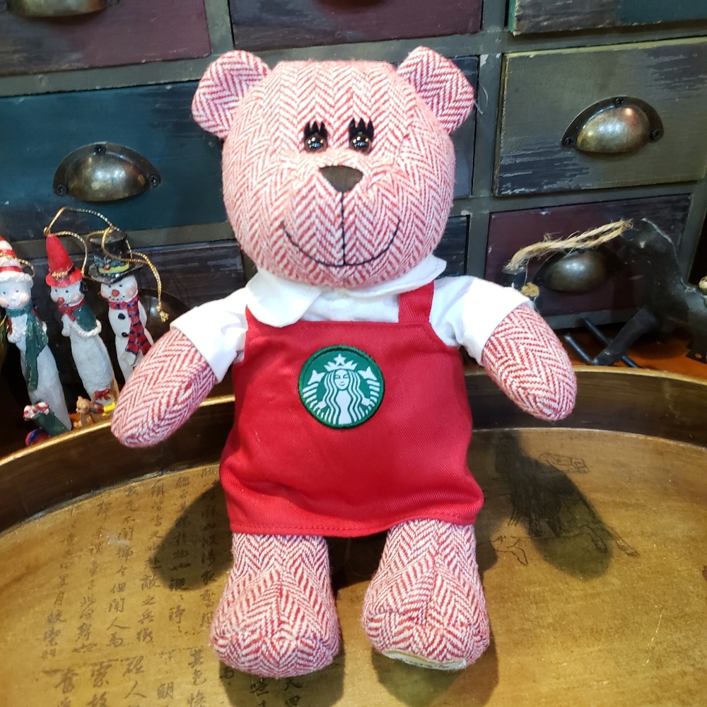 Starbucks Coffee Plush Barista Stuffed Bear
